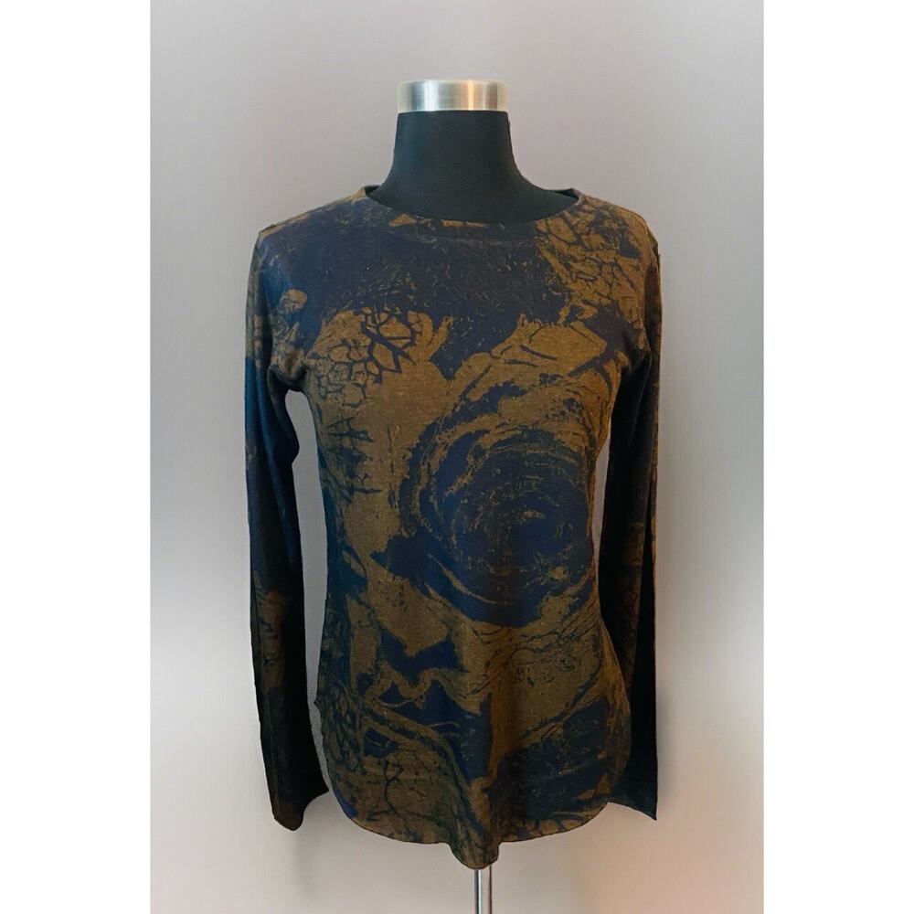 New with Tags Workshop Republic Clothing Print Long Sleeve Top Size XS